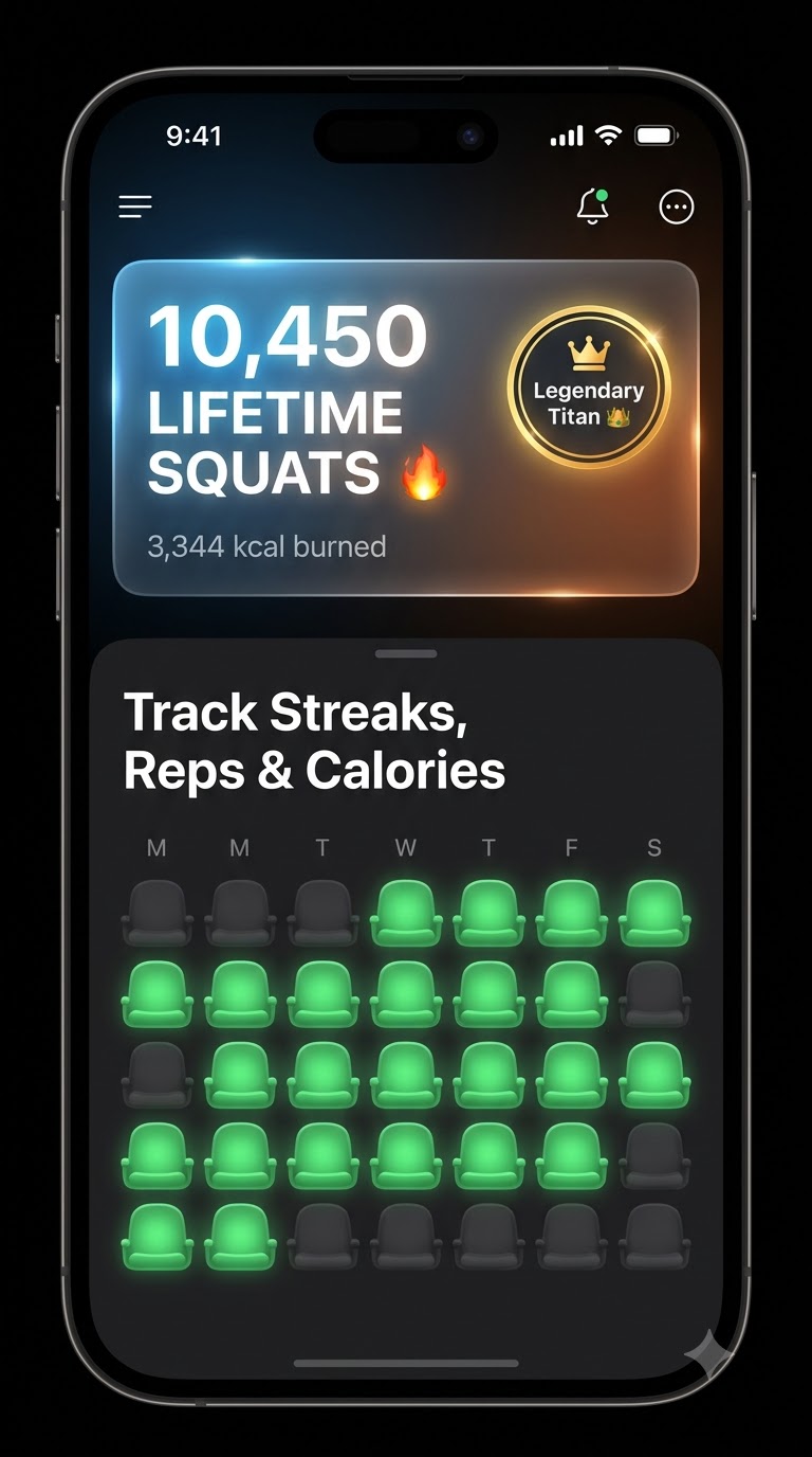 Fitness Analytics Dashboard and Calendar Heatmap